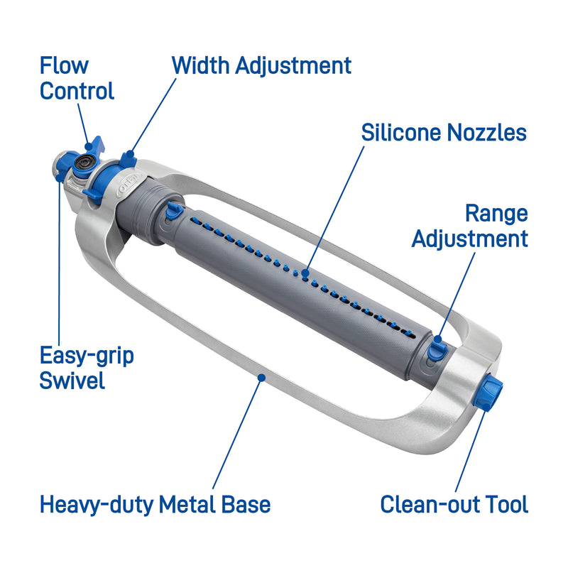 Orbit Elevated 4,500 Sq Ft Metal Straight Bar Gear-Drive Oscillator 26970