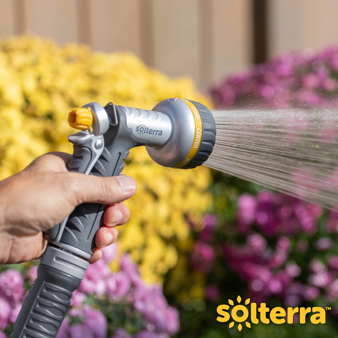 Pro Series 8-Pattern Garden Hose Nozzle with Rear Trigger