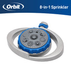 Aspersor de torre metálico de 8 patrones Orbit Elevated 28252
