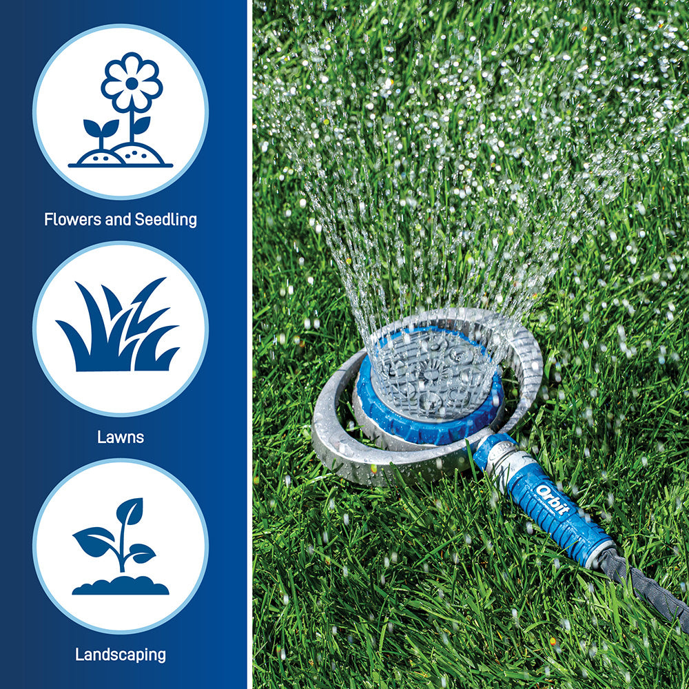 Orbit Metal 8-Pattern Turret Sprinkler