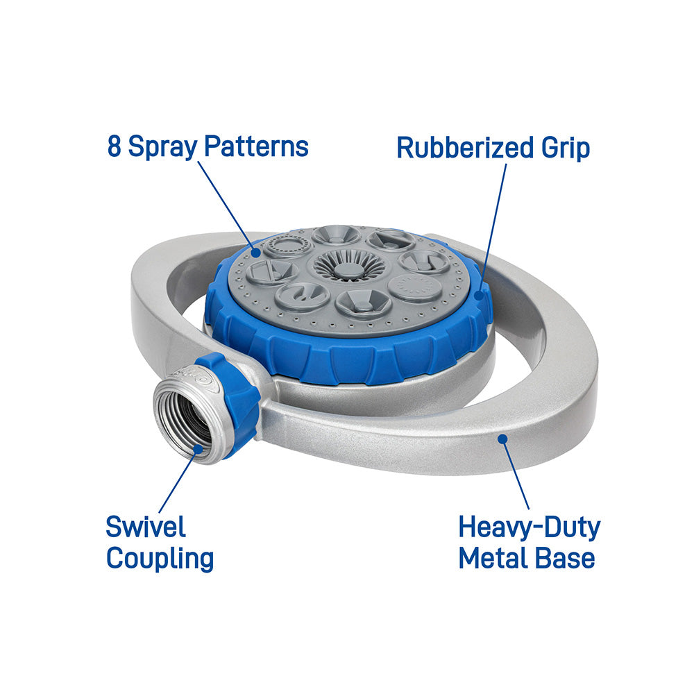 Orbit Metal 8-Pattern Turret Sprinkler