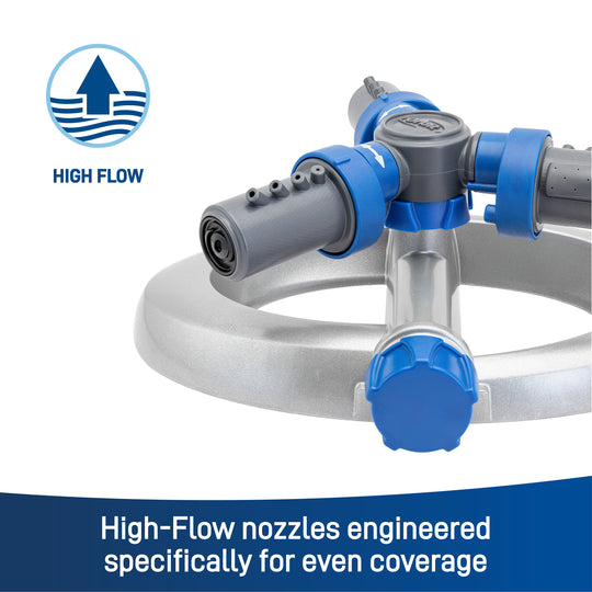 Orbit Elevated 3-Arm Rotating Sprinkler on Base