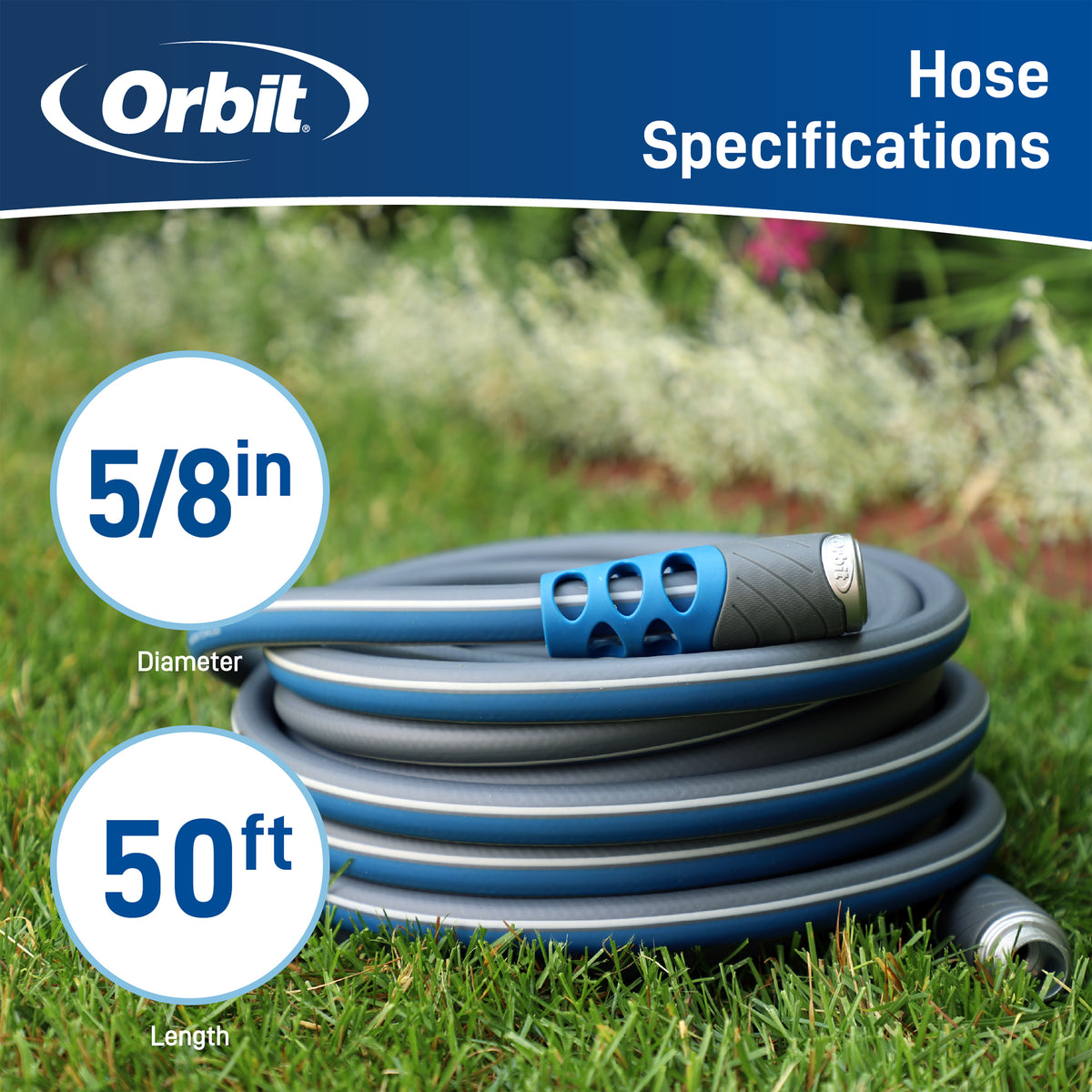 Manguera de polifusión Orbit Elevated de 50 pies x 5/8" 28257