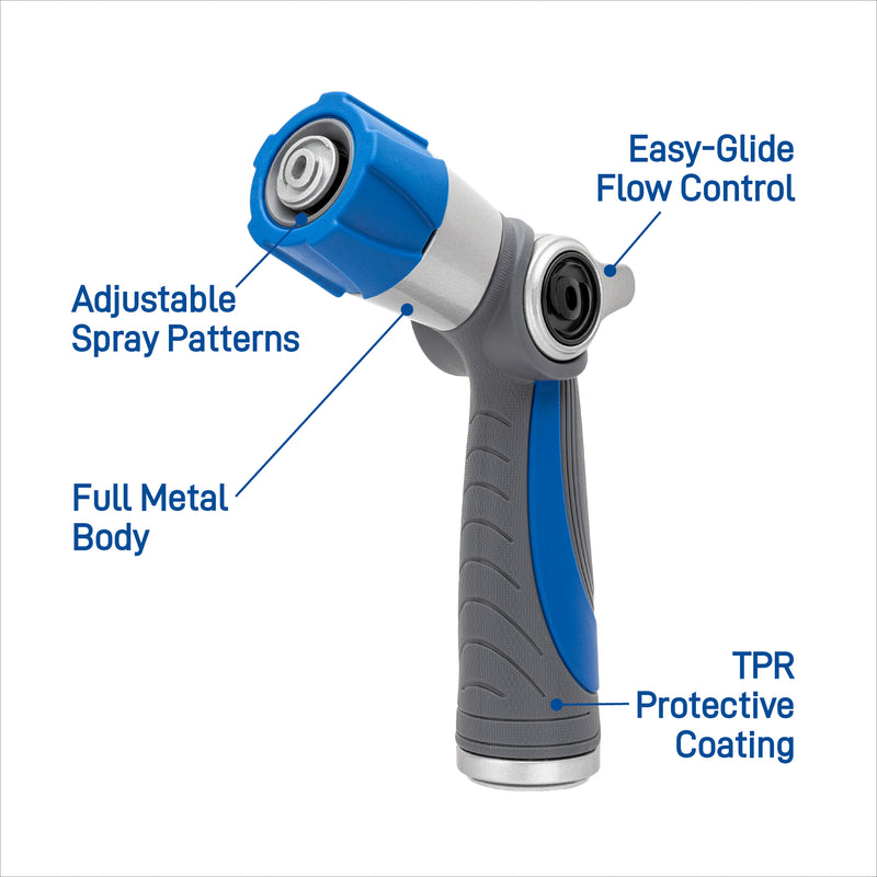Orbit Elevated Adjustable Thumb Control Nozzle