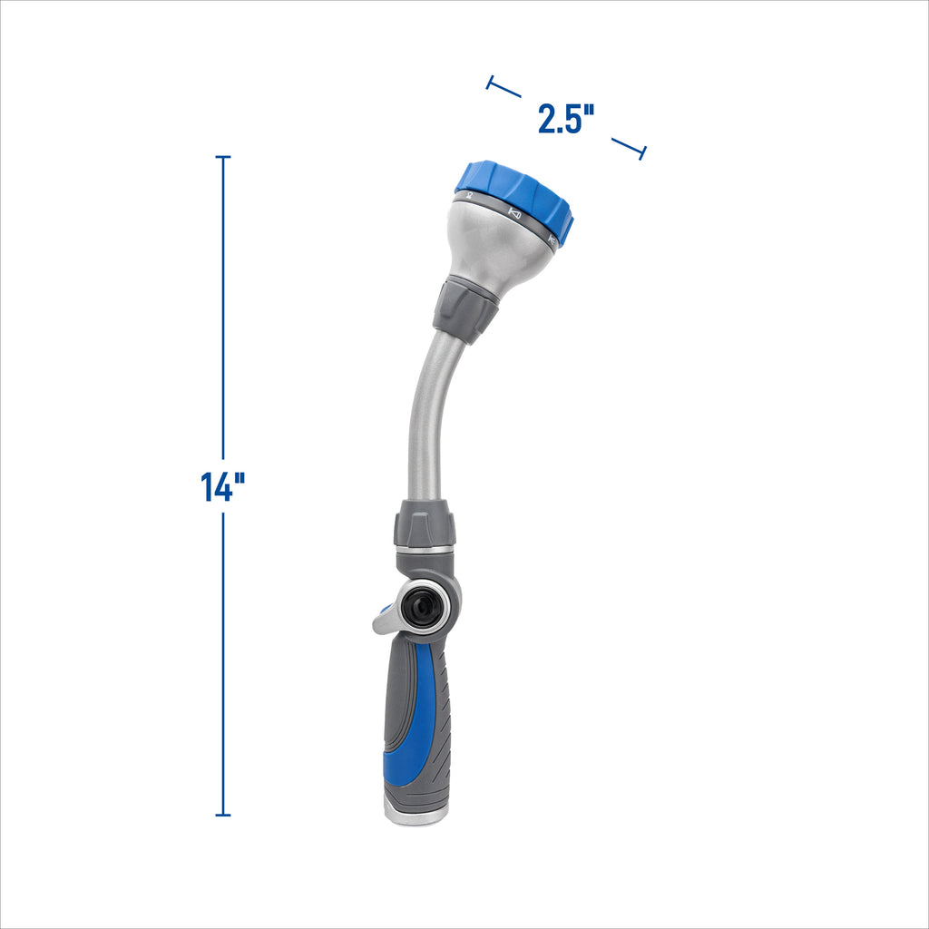 Varita de riego Orbit Elevated de 14" con control de pulgar y 7 patrones 28285