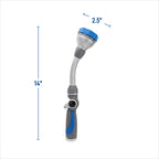 Varita de riego Orbit Elevated de 14" con control de pulgar y 7 patrones 28285