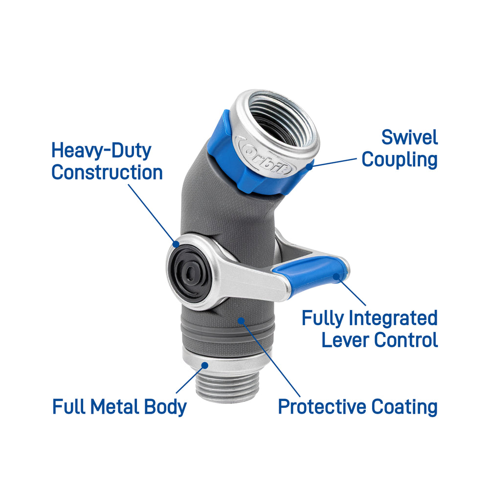Orbit Elevated Gooseneck Shut-Off Coupling