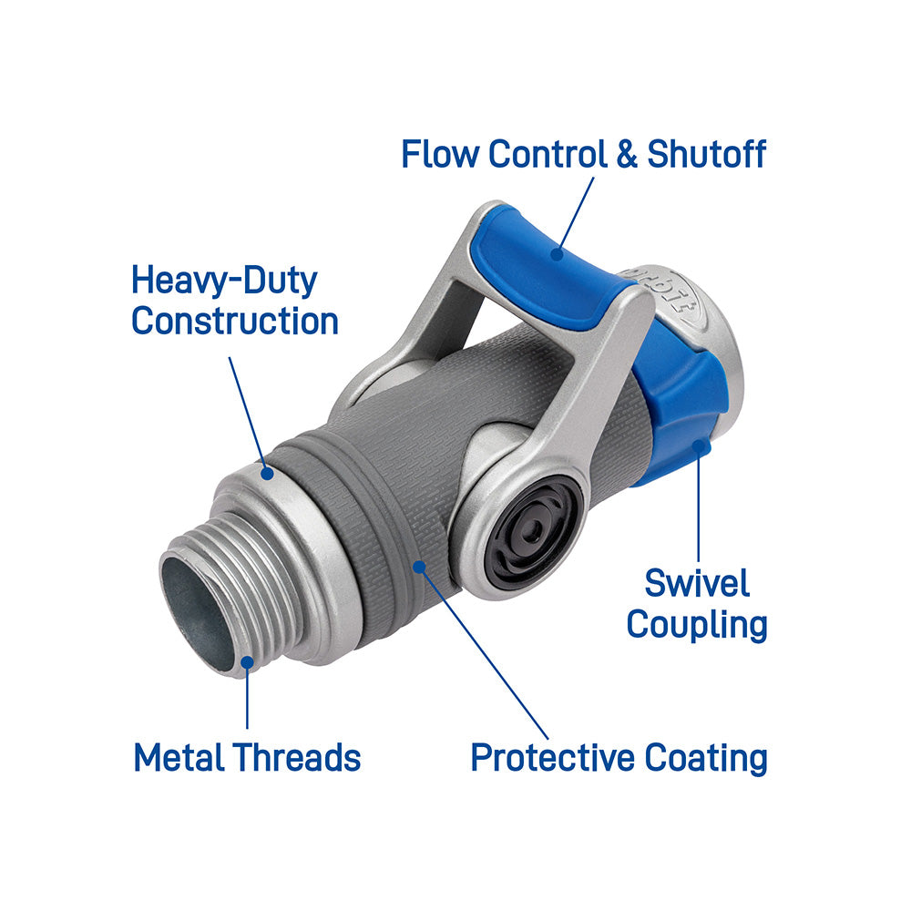 Orbit Heavy-Duty Shut-Off Hose Connector