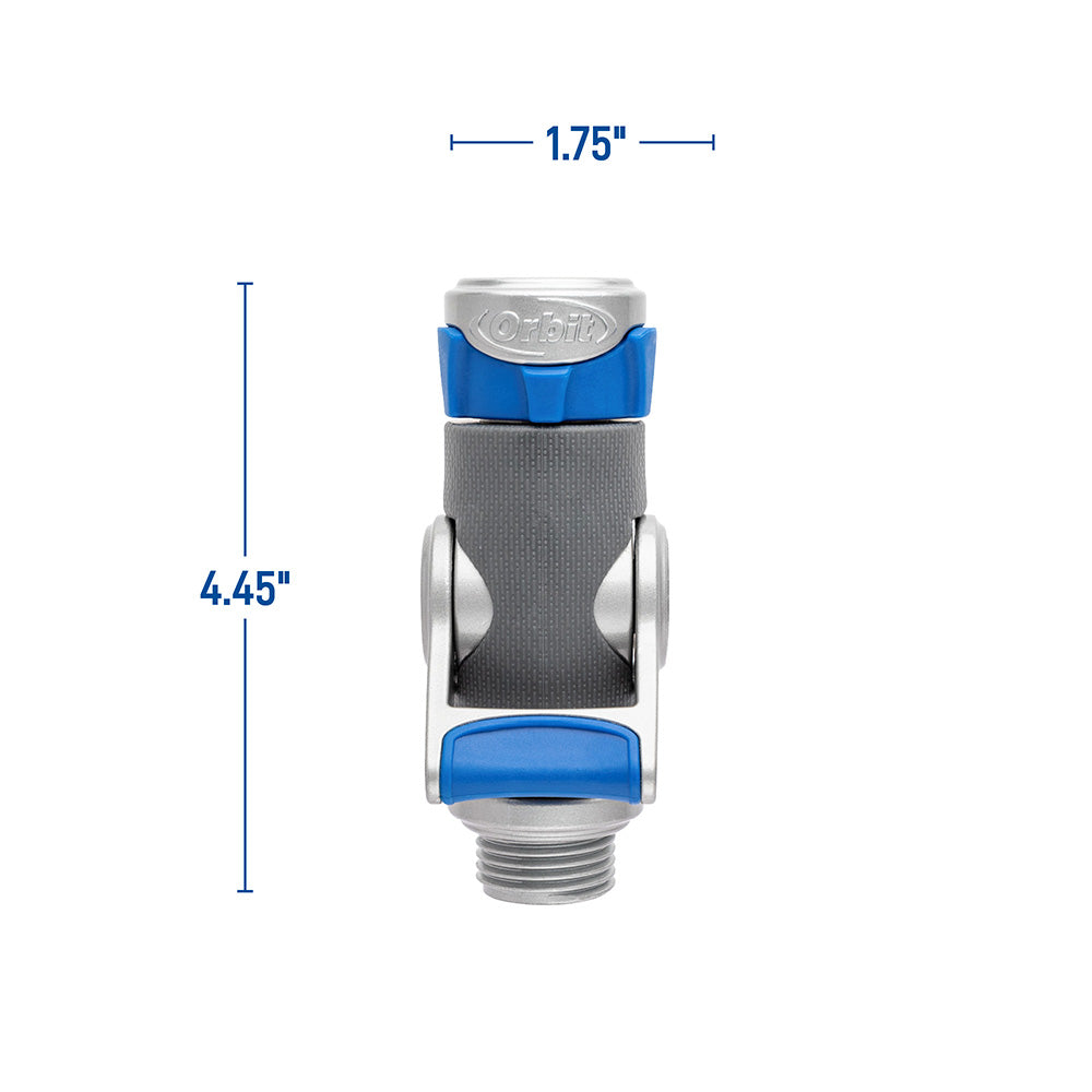 Orbit Heavy-Duty Shut-Off Hose Connector