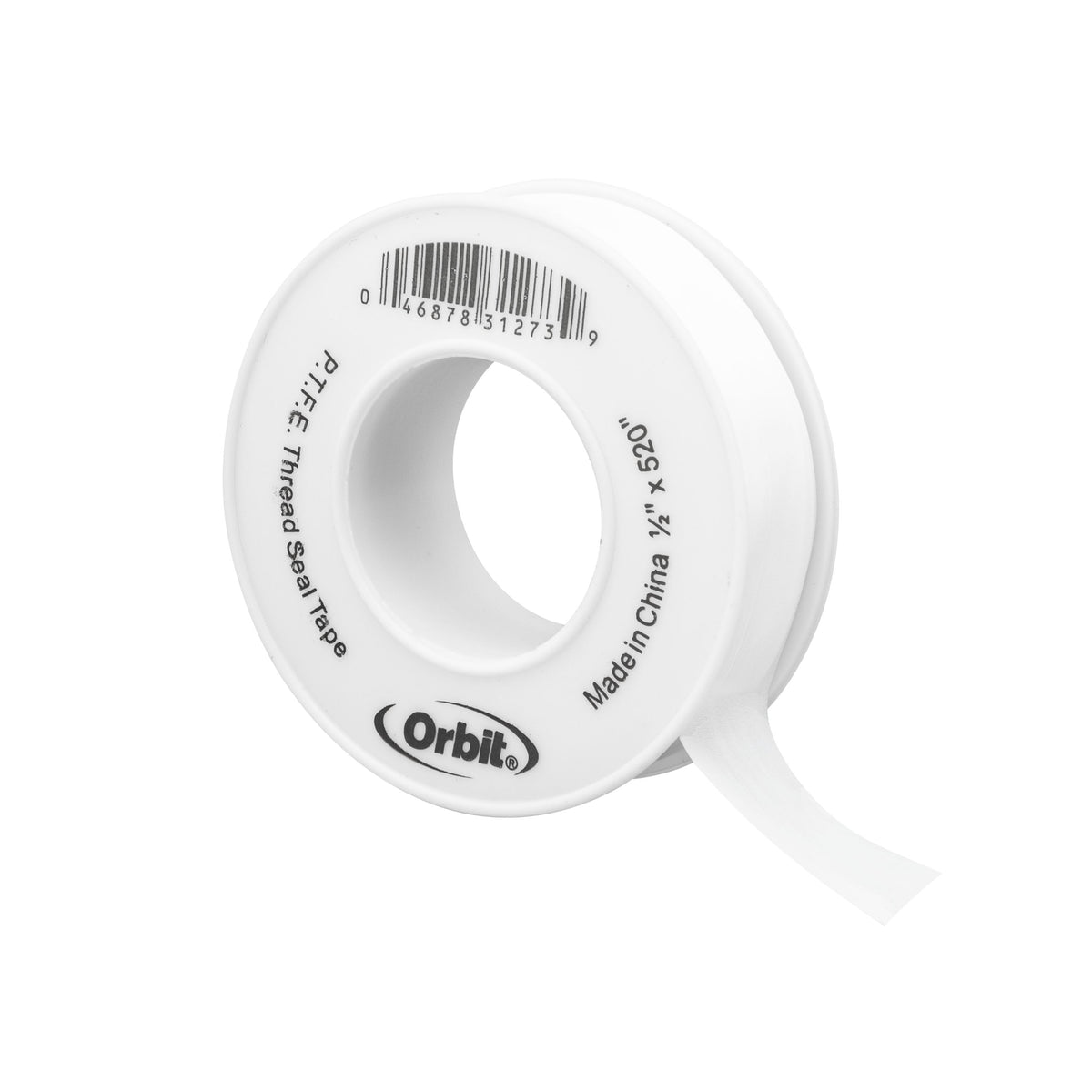 Cinta selladora de roscas para tuberías de 1/2" x 520", 31273