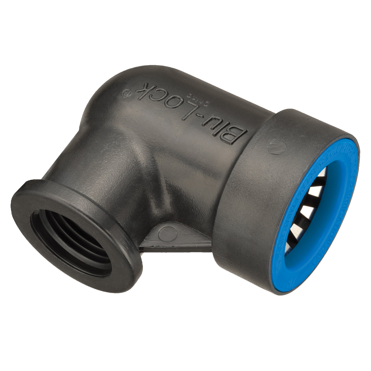 Codo reductor Blu-Lock de 3/4" x FPT de 1/2" 31375