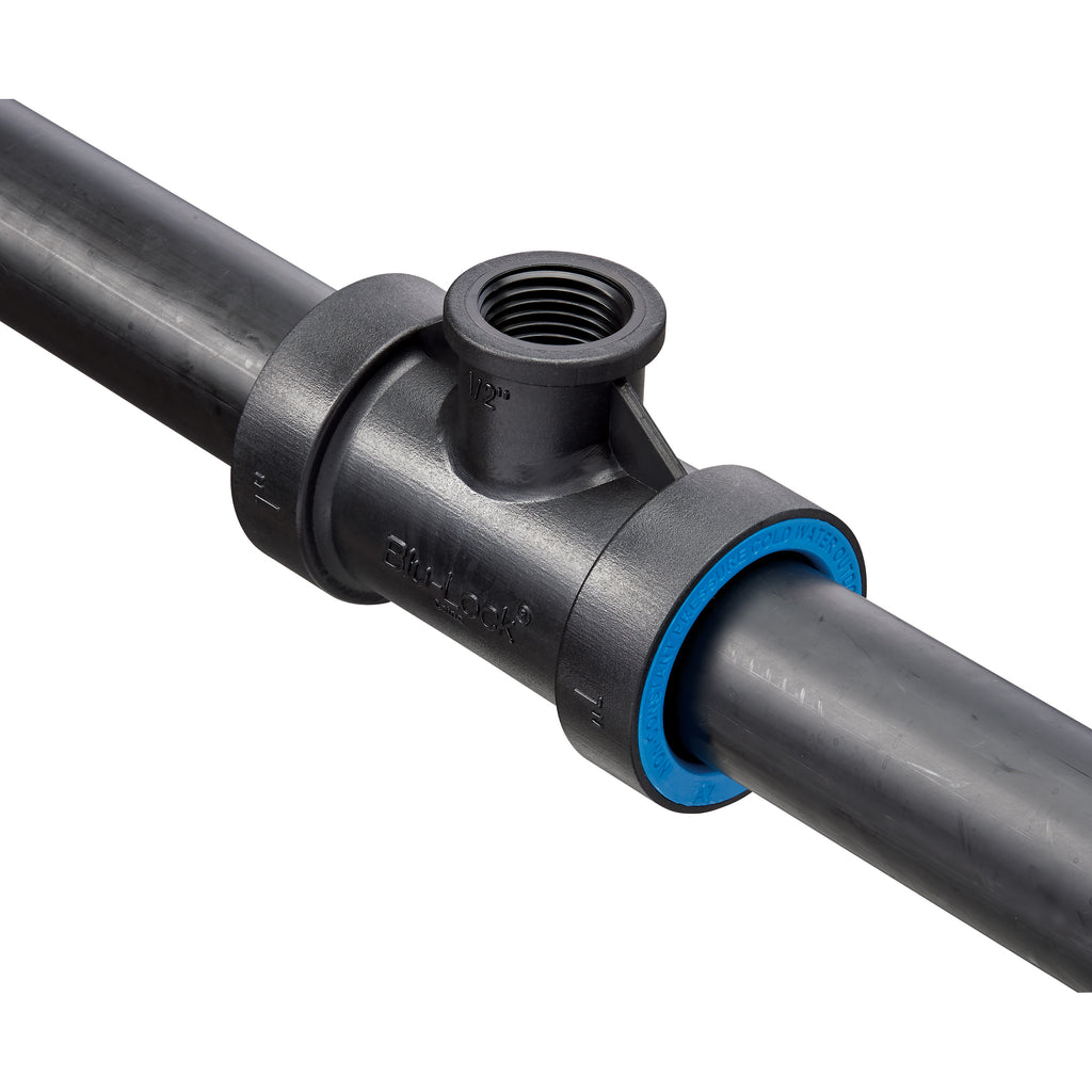 Te reductor Blu-Lock de 1" x 1/2" FPT 31671