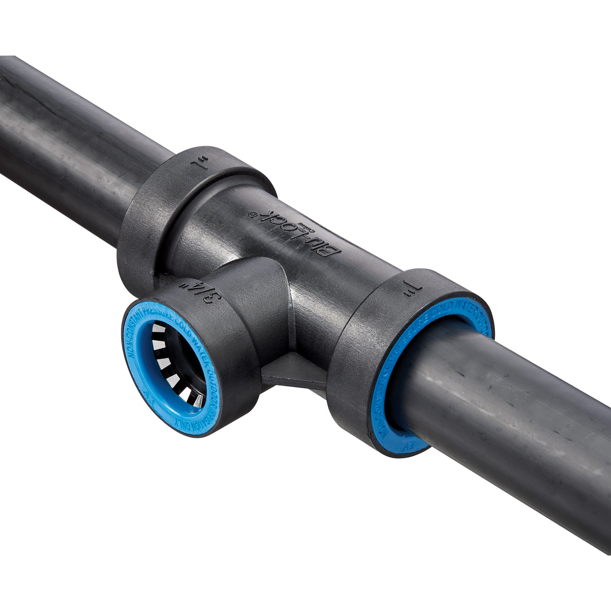 Te reductora Blu-Lock de 1" x 1" x 3/4" 31683
