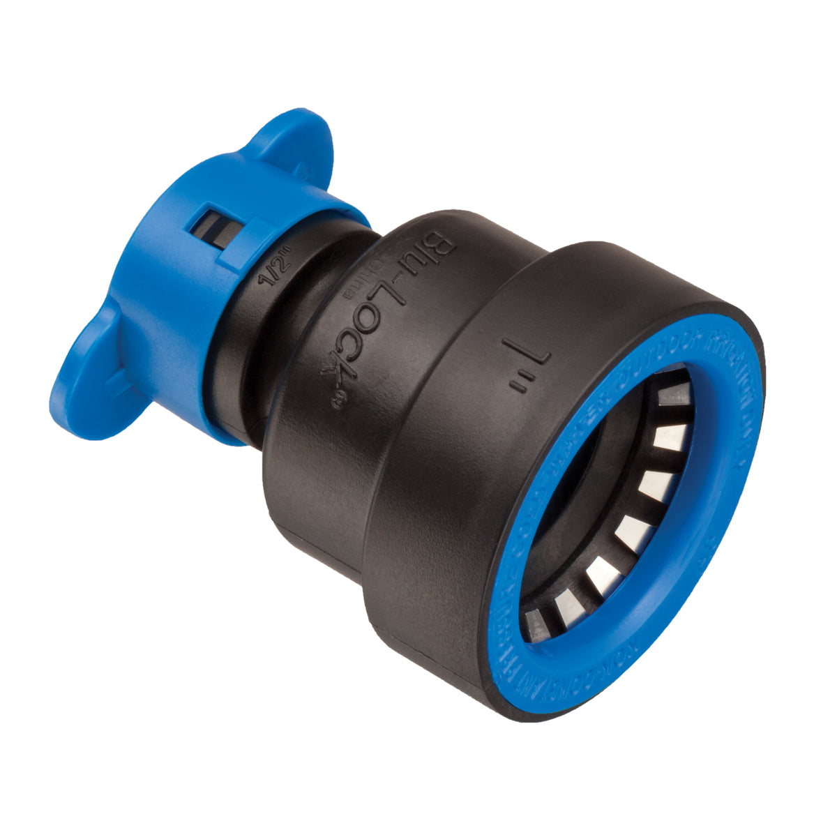 Acoplador reductor Blu-Lock de 1" x 1/2" 31685