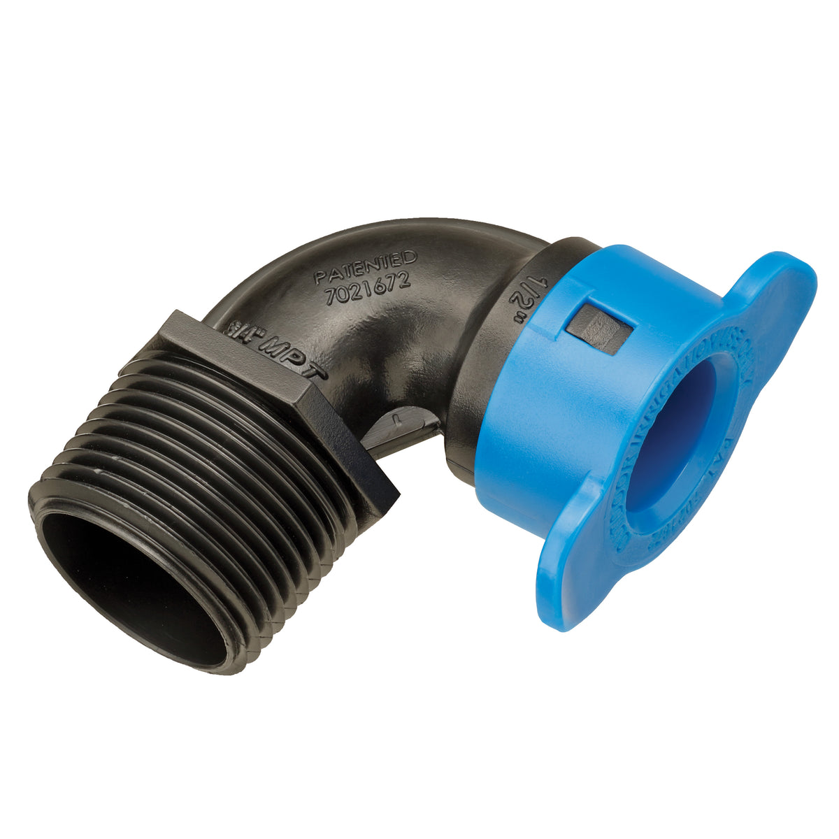 Codo Blu-Lock de 1/2" x MPT de 3/4" 31971