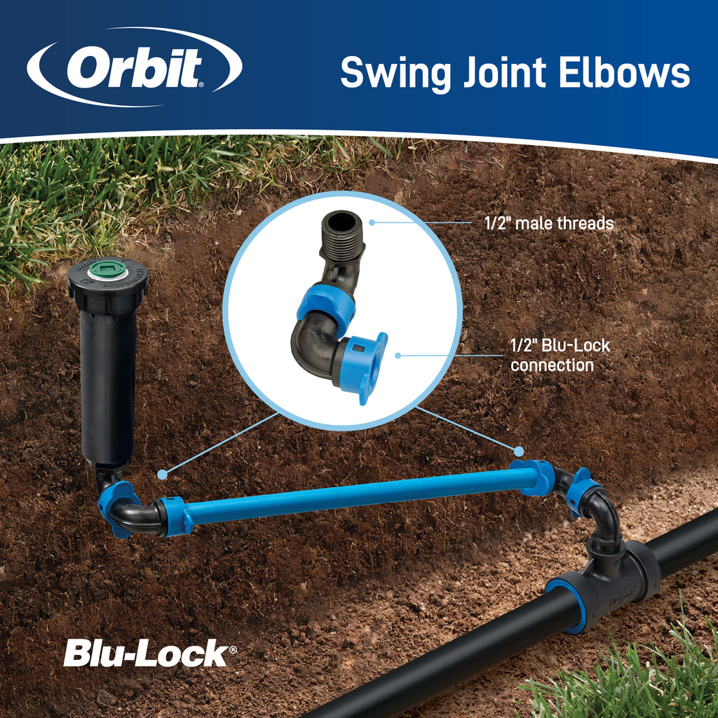 Unión giratoria Blu-Lock de 1/2" 37267