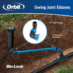 Unión giratoria Blu-Lock de 1/2" 37267