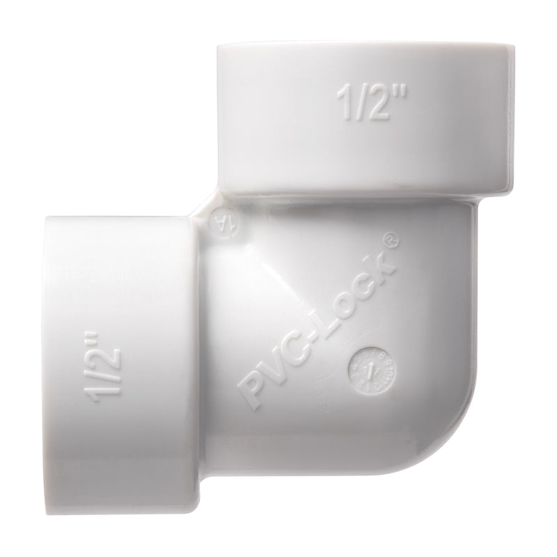 1/2" PVC-Lock Elbow 33774