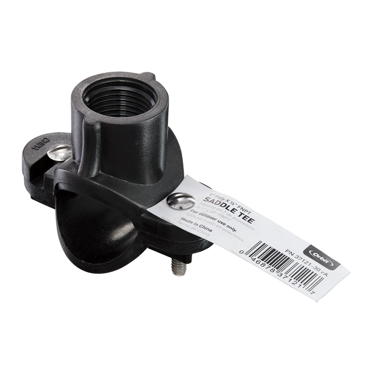 Tes de montura para tubería de PVC de 1" x 1/2" | 37121