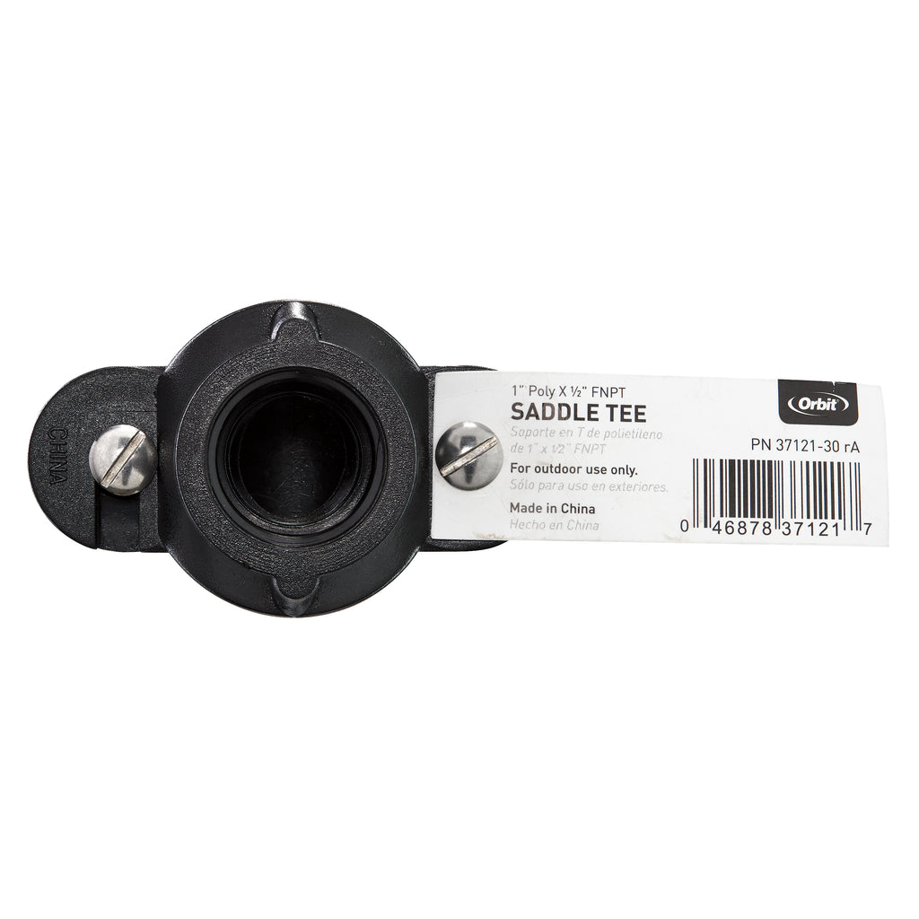 Tes de montura para tubería de PVC de 1" x 1/2" | 37121