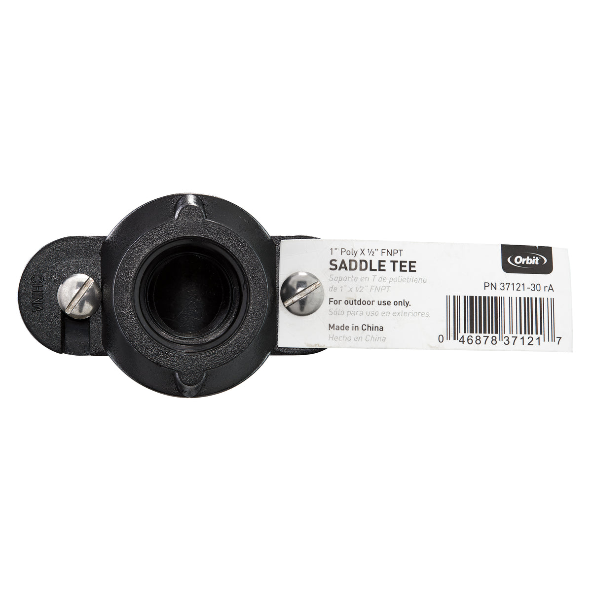Tes de montura para tubería de PVC de 1" x 1/2" | 37121