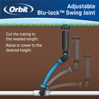 Unión giratoria Blu-Lock de 1/2" 37267