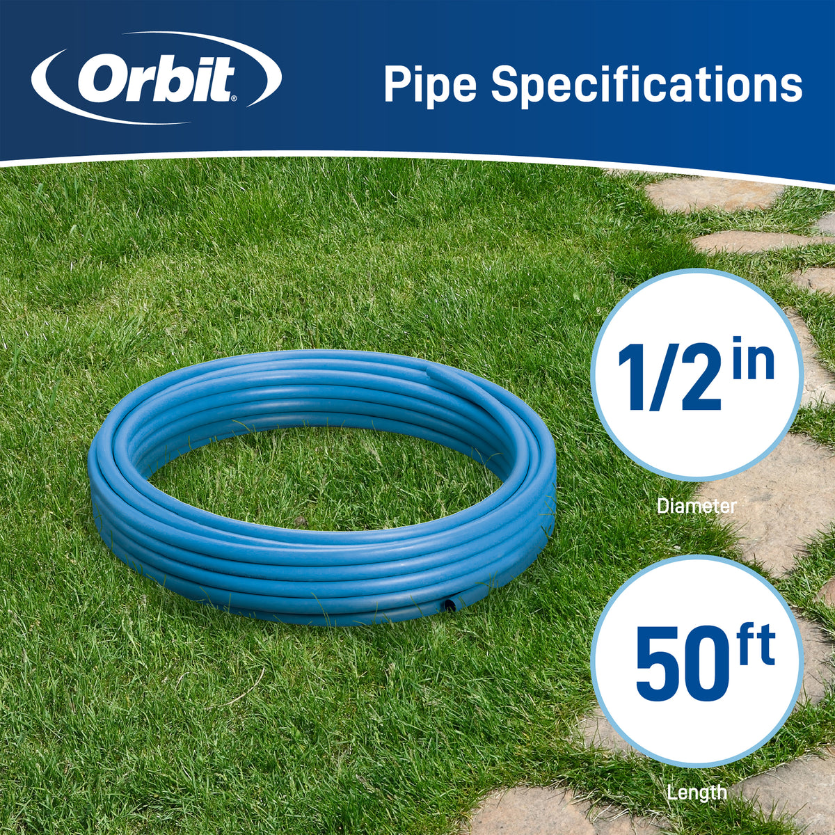 Tubería Blu-Lock de 1/2" x 50' 37596