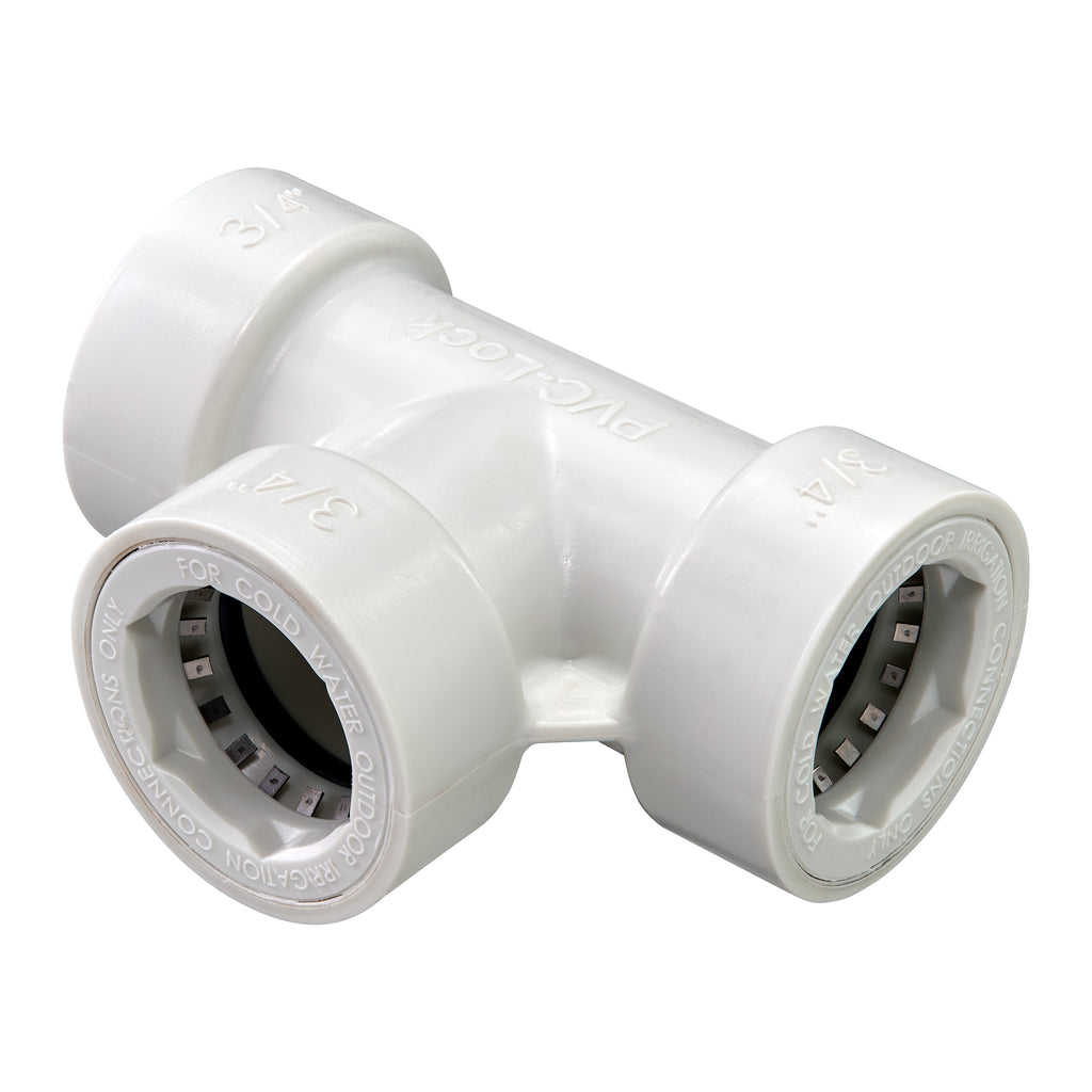 Te de PVC-Lock de 3/4" 37770