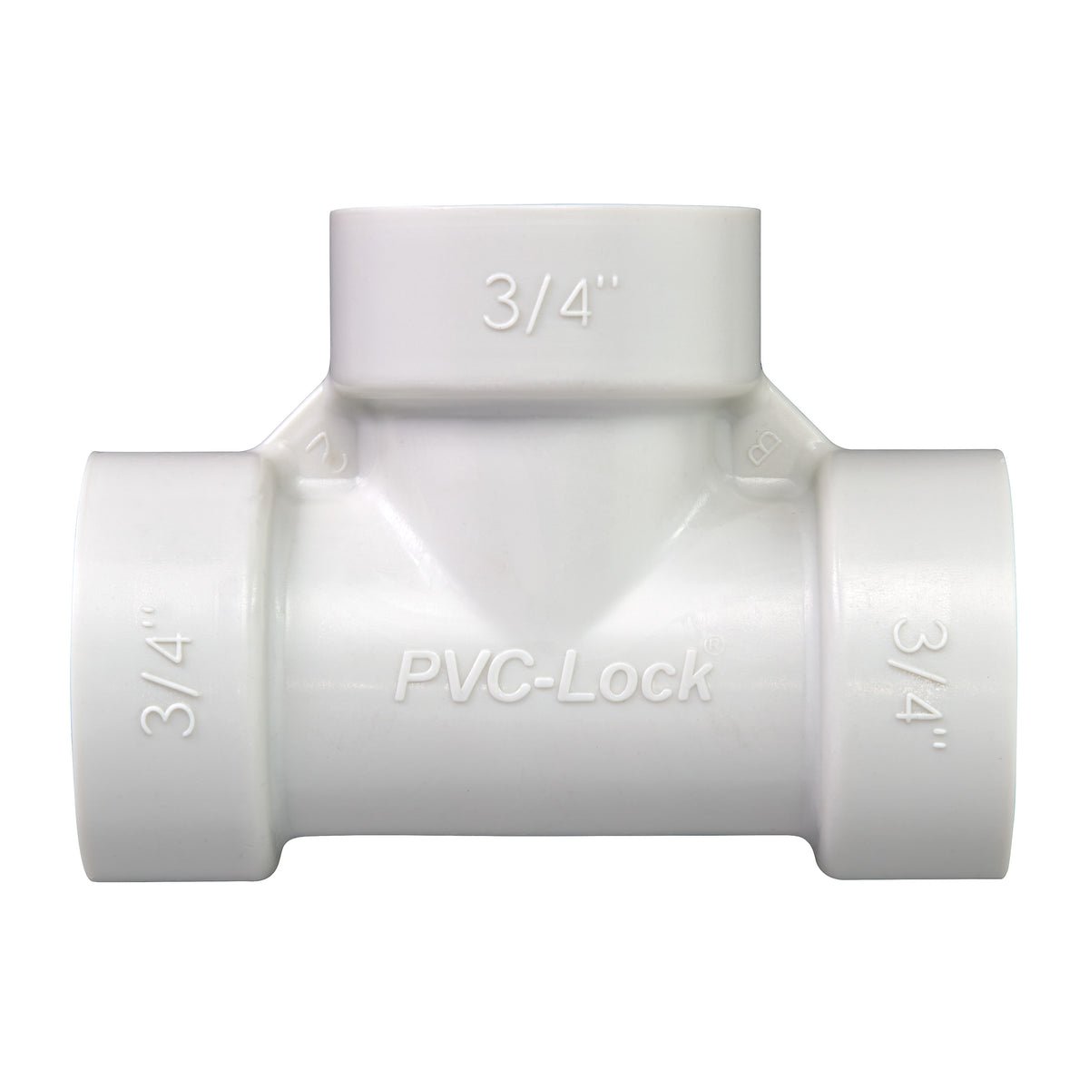 Te de PVC-Lock de 3/4" 37770