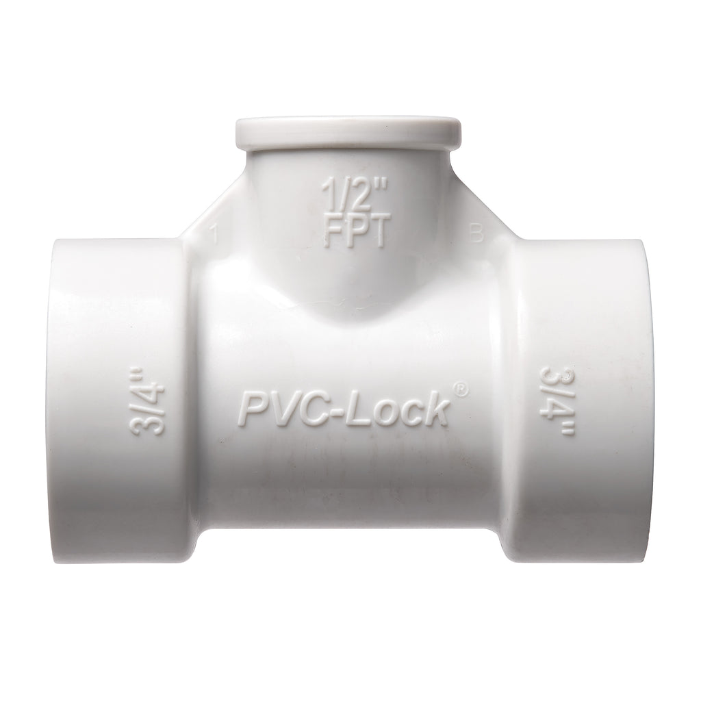 Codo Reductor de 3/4" PVC-Lock x 1/2" FPT 34772