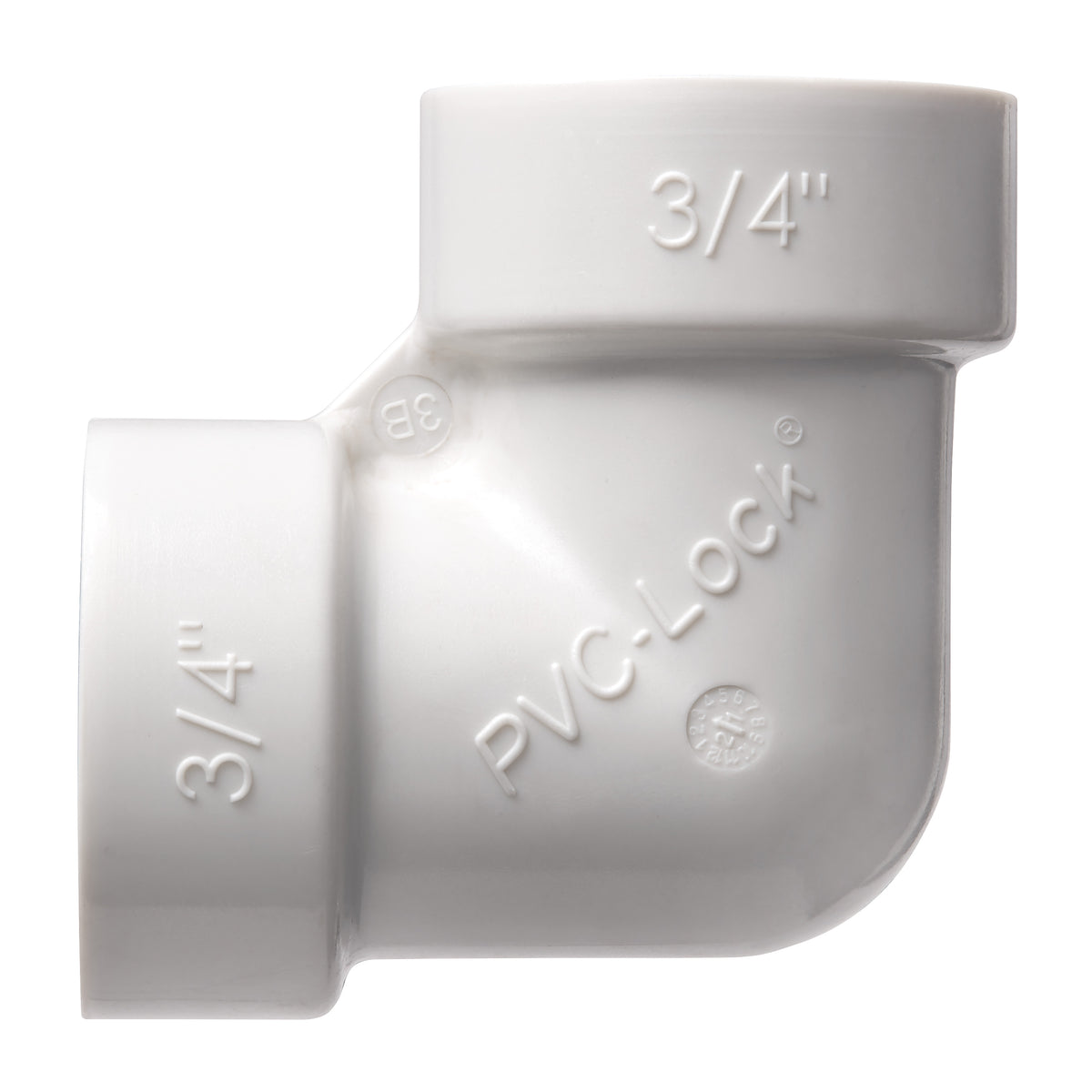 Codo PVC-Lock de 3/4" 34774