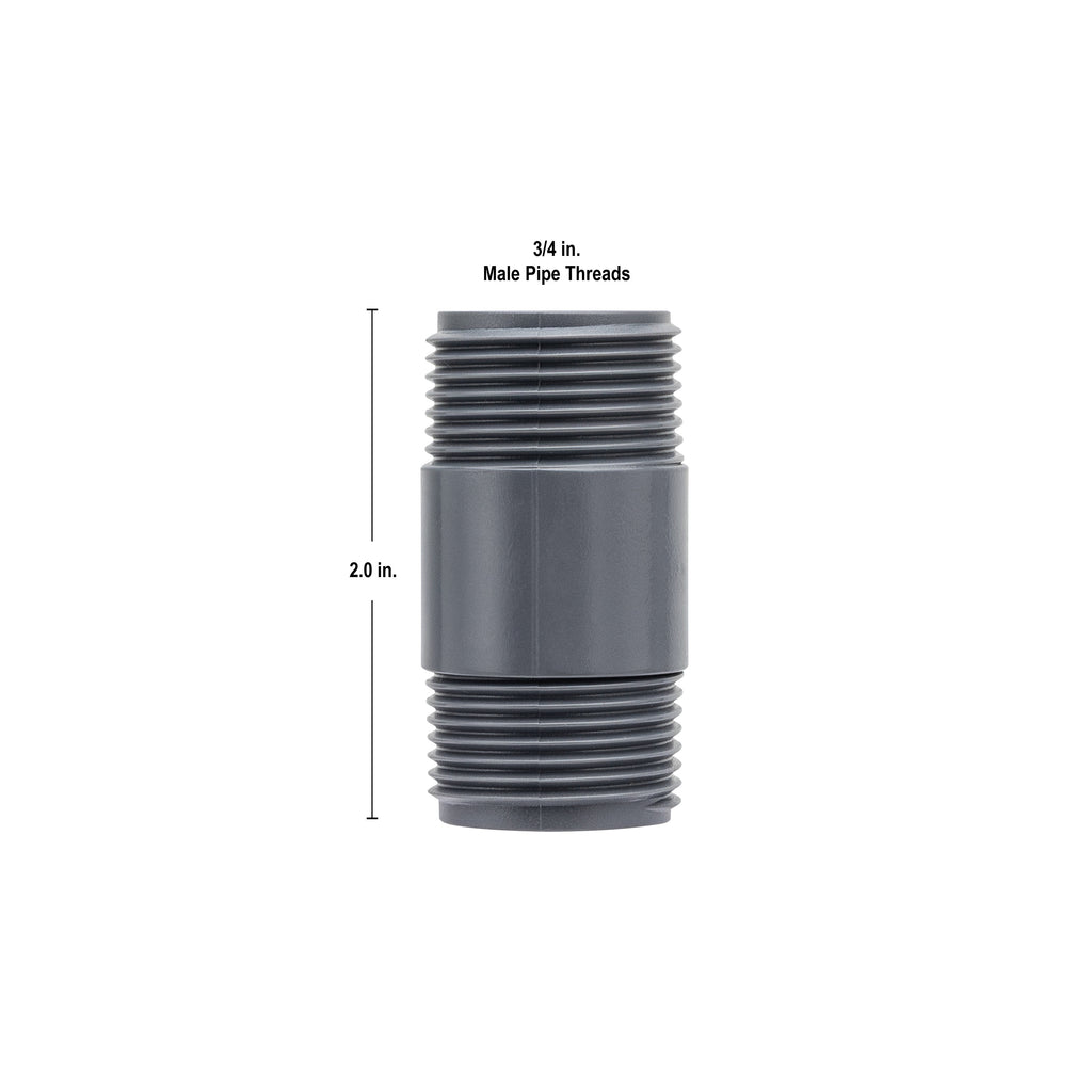 Elevador de PVC para aspersor de 3/4" MPT x 2" | 38097