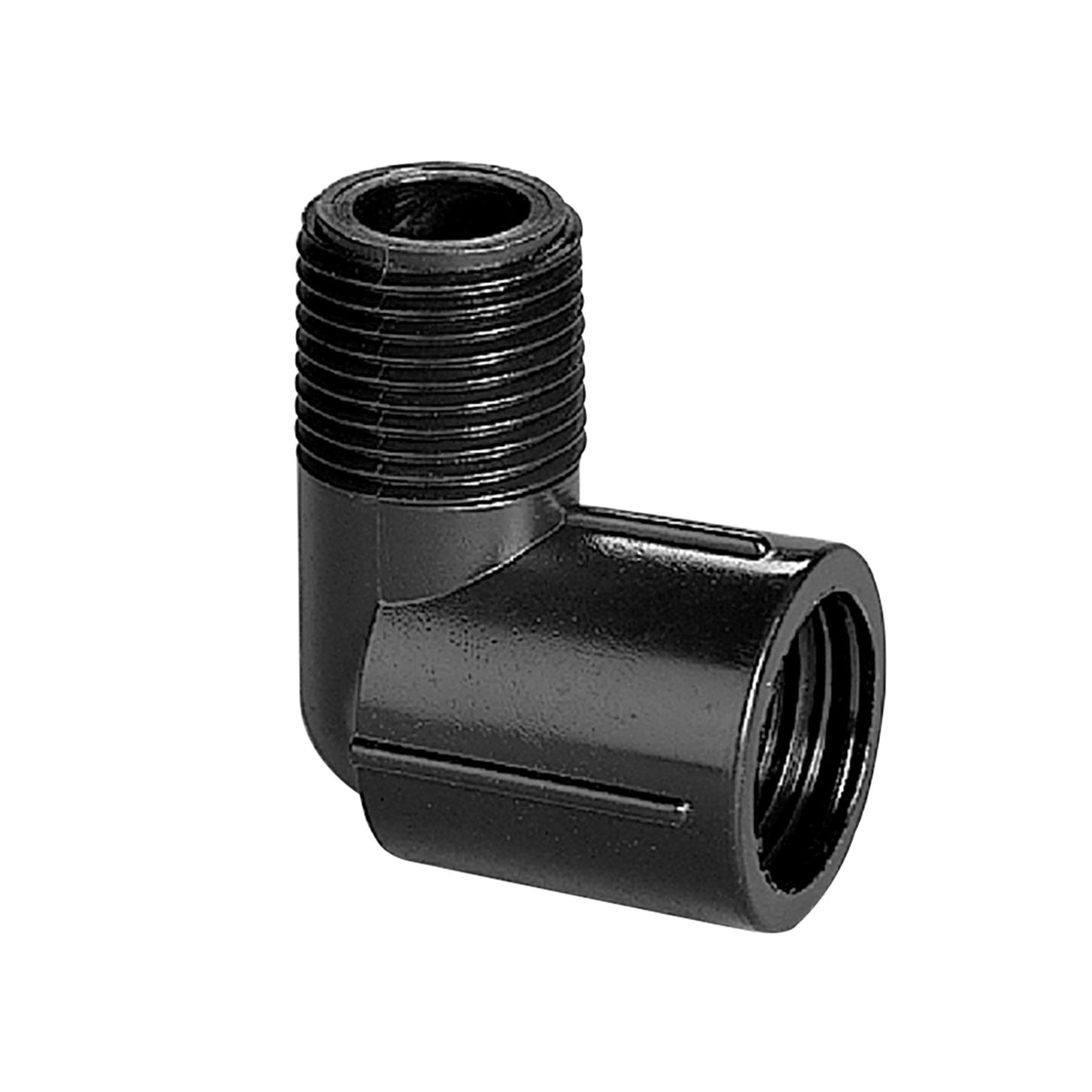 Codo articulado MPT x FPT de 1/2" - Paquete de 10 unidades 38503