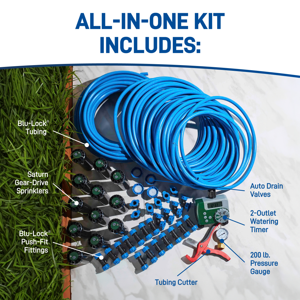 2 Zone All-In-One Sprinkler Kit