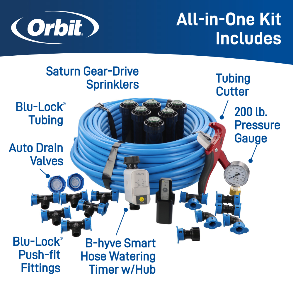 Medium Area All-In-One Sprinkler Kit with B-hyve® Smart Timer