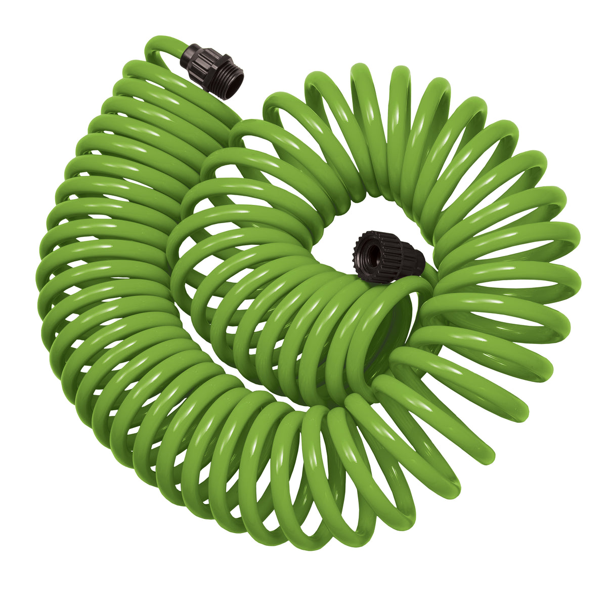 50 Foot Coil Hose with ABS threads and 8 Pattern Nozzle | 27389