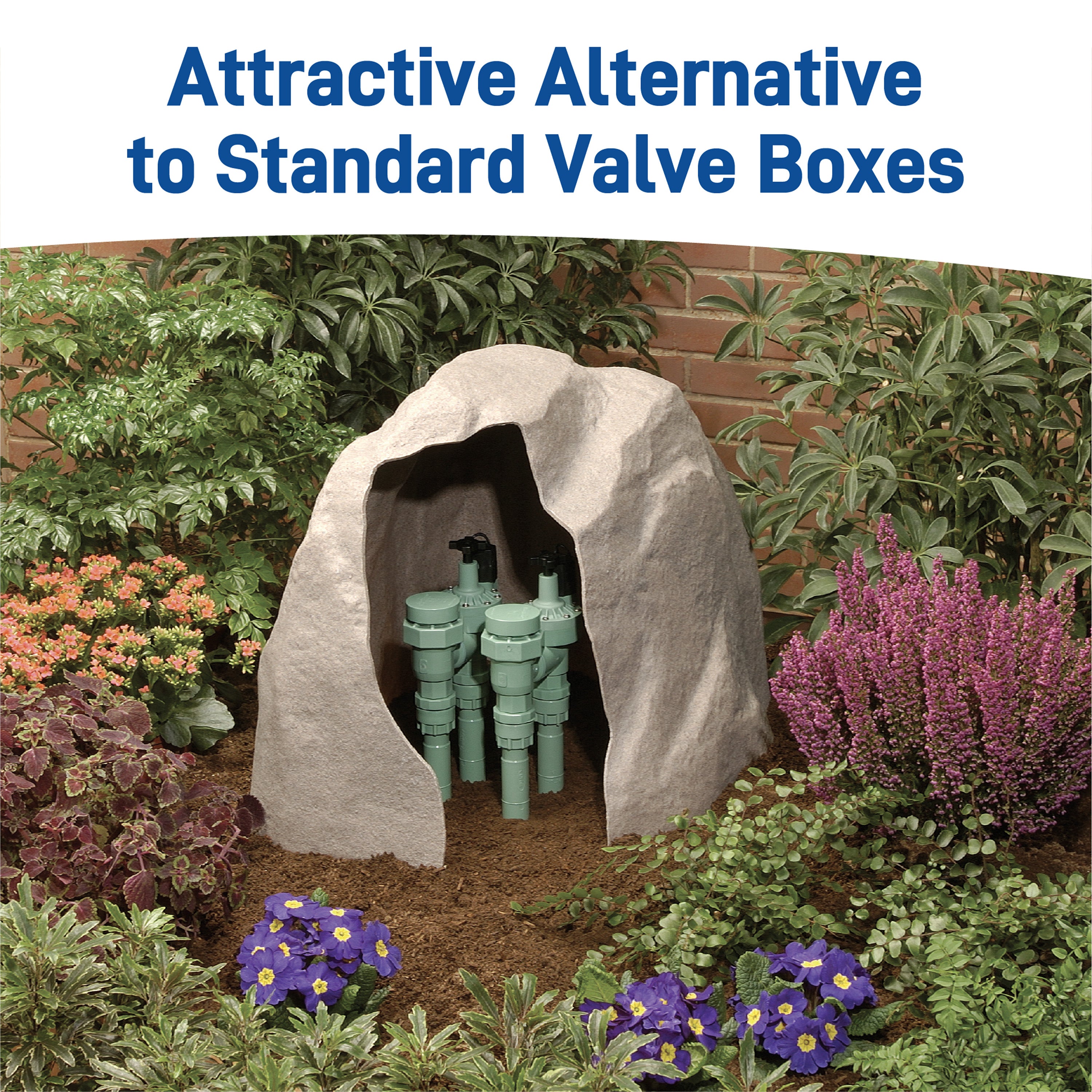Sandstone Rock Valve Box Cover 53017 — Orbit