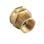 1/2" FPT x 3/4" FHT Latón Giratorio 53037
