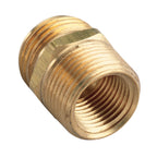 Adaptador de latón de 3/4" MPT o 1/2" FPT x 3/4" MHT 53038