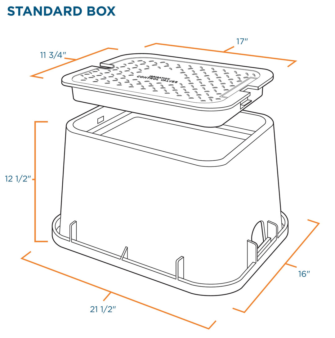 Rectangular Sprinkler Valve Boxes