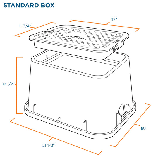 Rectangular Sprinkler Valve Boxes
