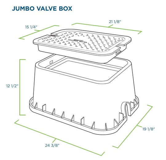 Rectangular Sprinkler Valve Boxes