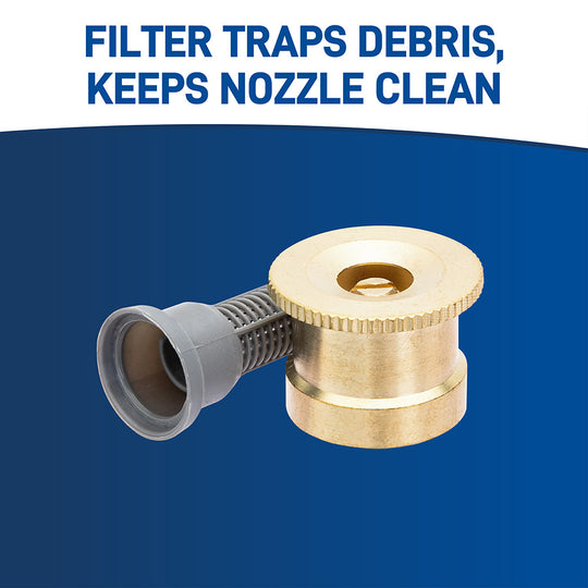 15 ft. Brass Sprinkler Spray Nozzles