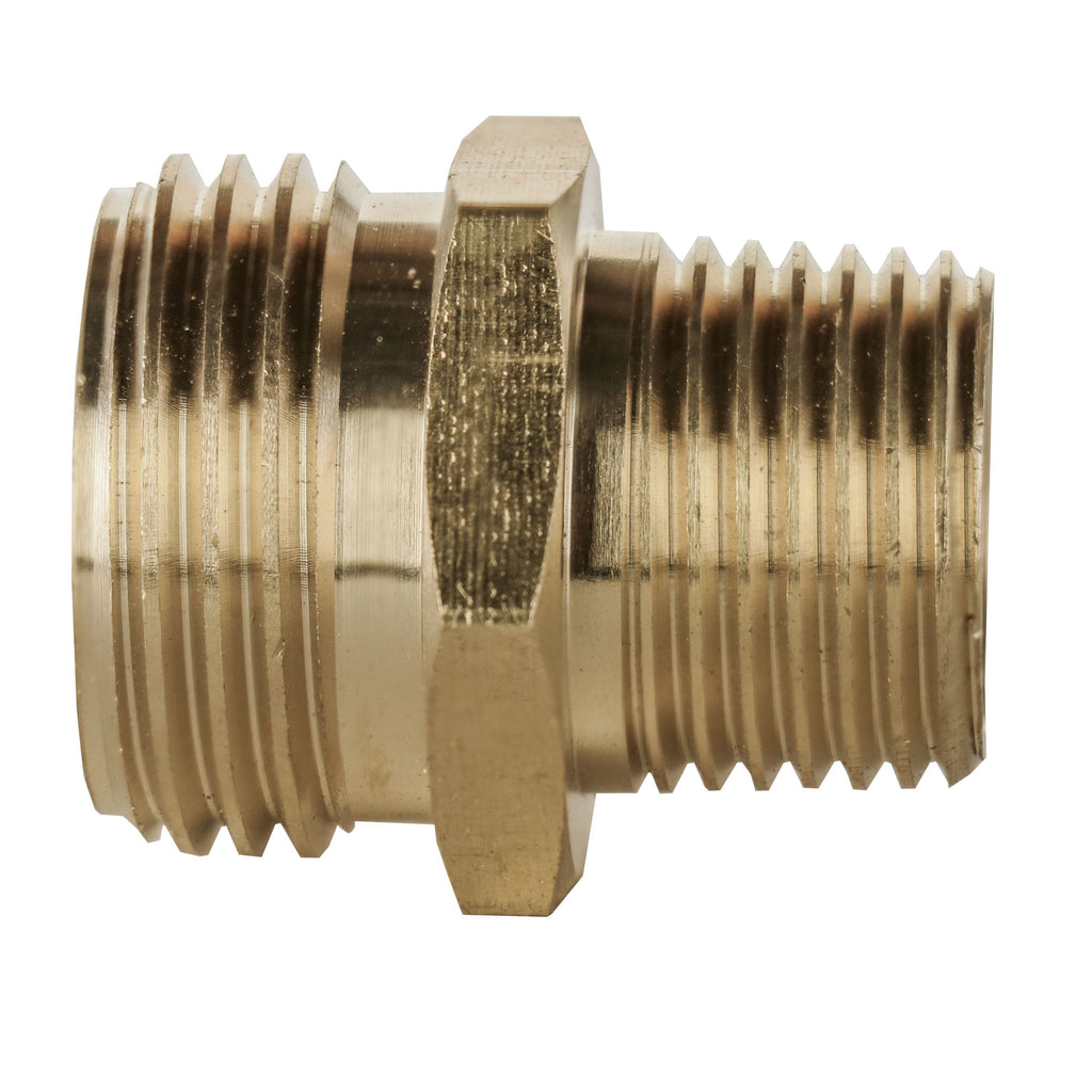 Adaptador de latón MPT de 1/2" x MHT de 3/4" | 53261