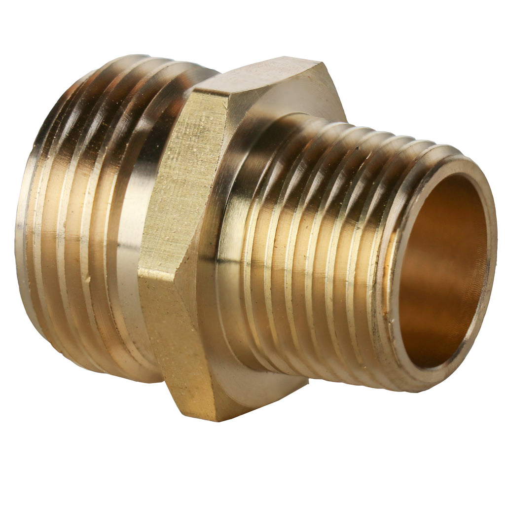 Adaptador de latón MPT de 1/2" x MHT de 3/4" | 53261