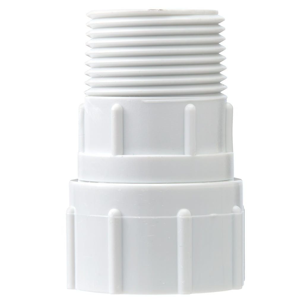 Adaptador giratorio de PVC de 3/4" MPT x FHT | 53364