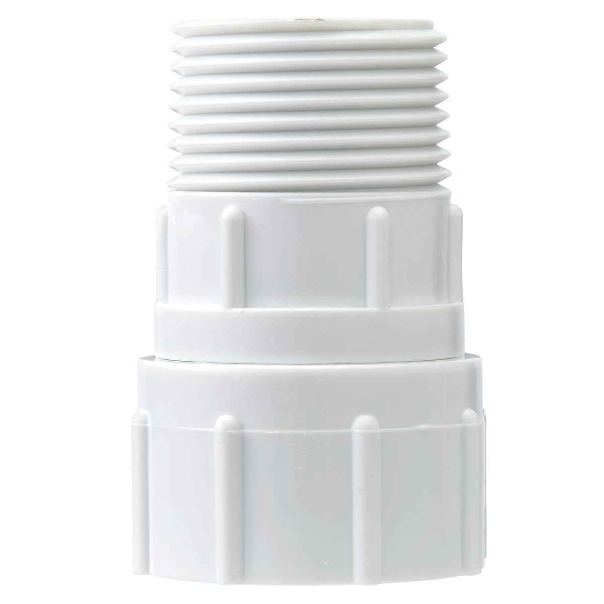 Adaptador giratorio de PVC de 3/4" MPT x FHT | 53364