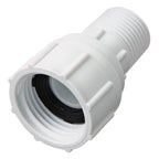 Adaptador giratorio de PVC de 1/2" MPT x 3/4" FHT | 53365