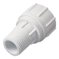 Adaptador giratorio de PVC de 1/2" MPT x 3/4" FHT | 53365