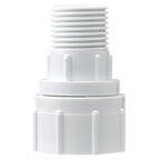 Adaptador giratorio de PVC de 1/2" MPT x 3/4" FHT | 53365